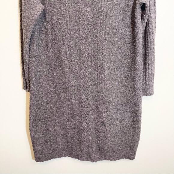 ModCloth Grey Cableknit Cowl Neck Sweater Dress Size 1X - Picture 5 of 16